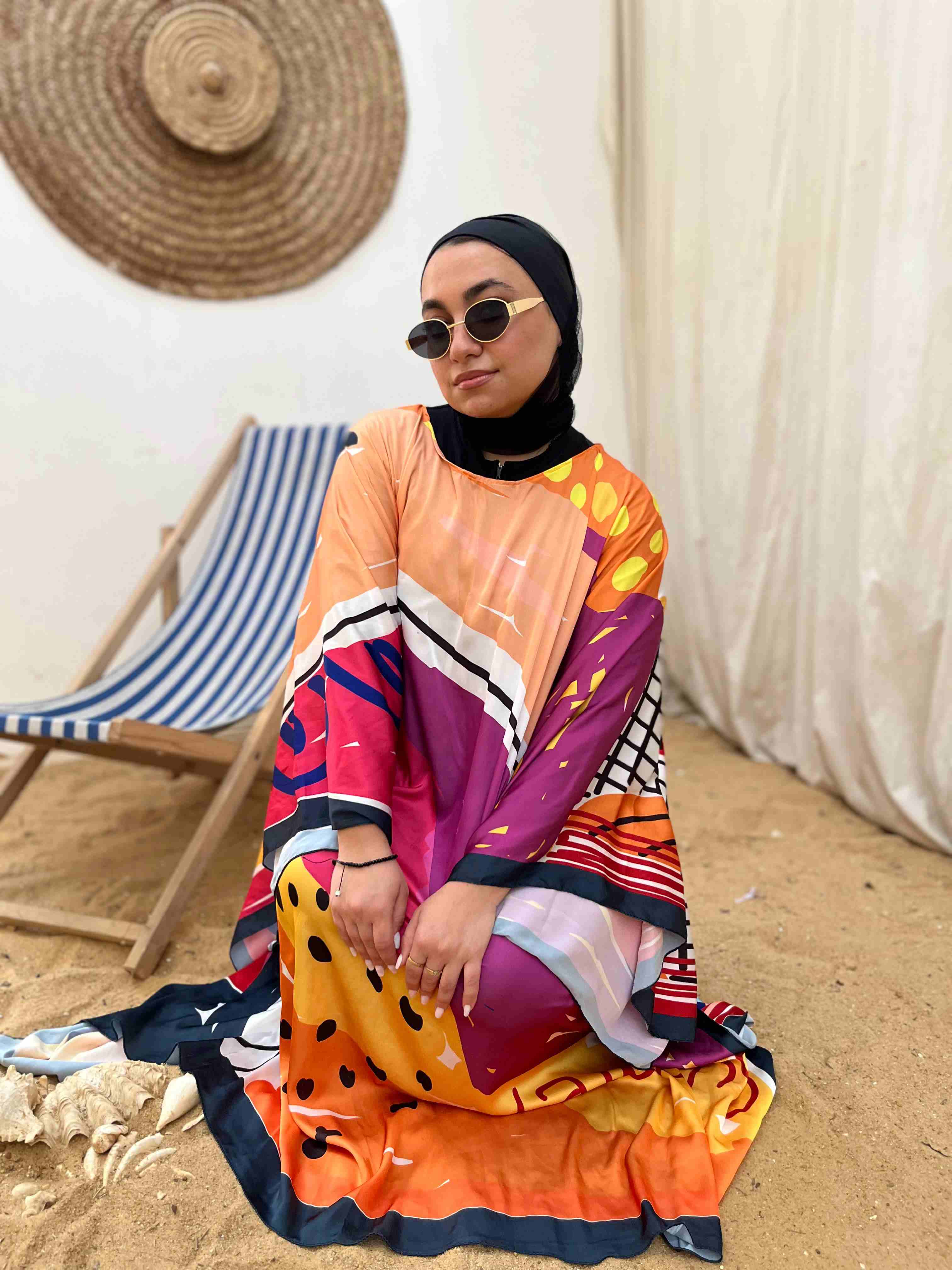 Burkini cover up - Zahia Dress
