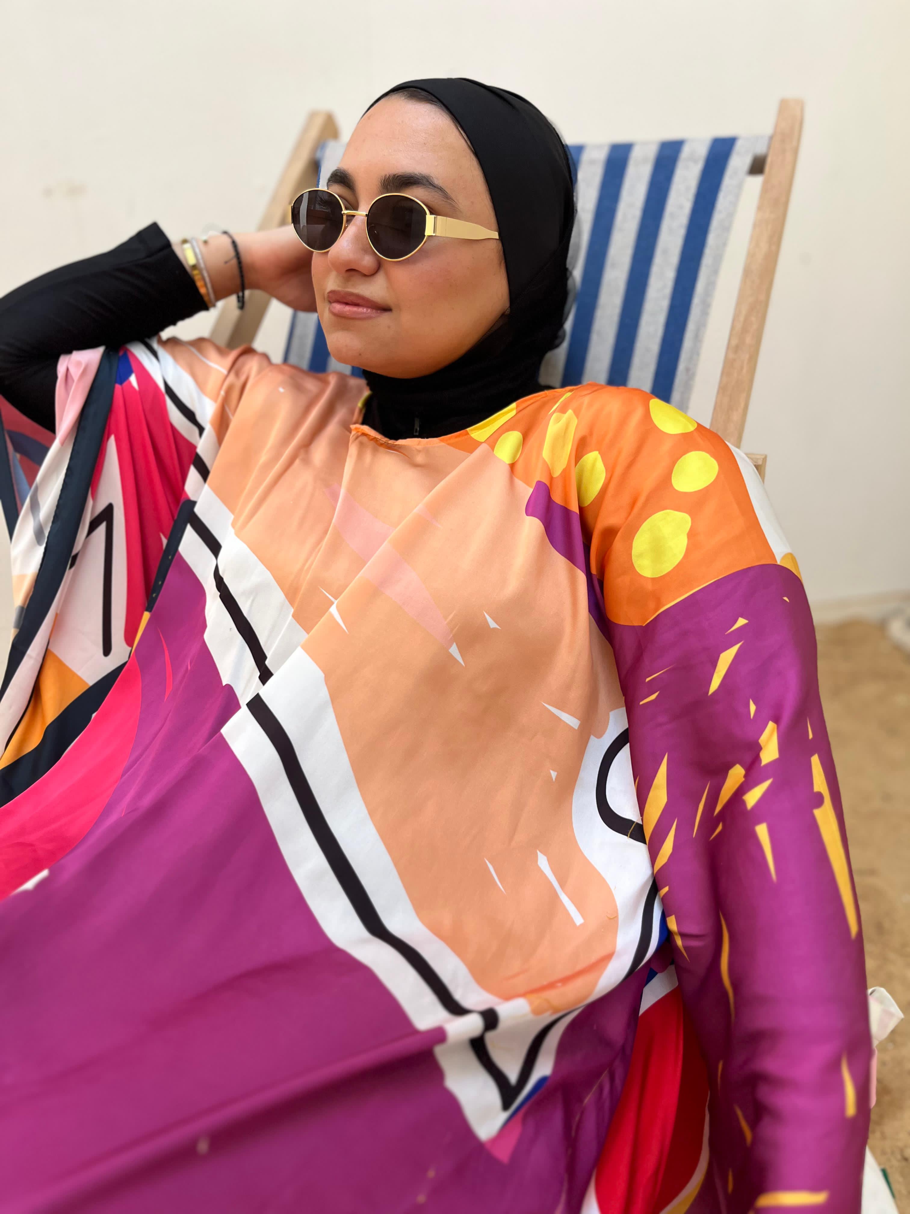 Burkini cover up - Zahia Dress