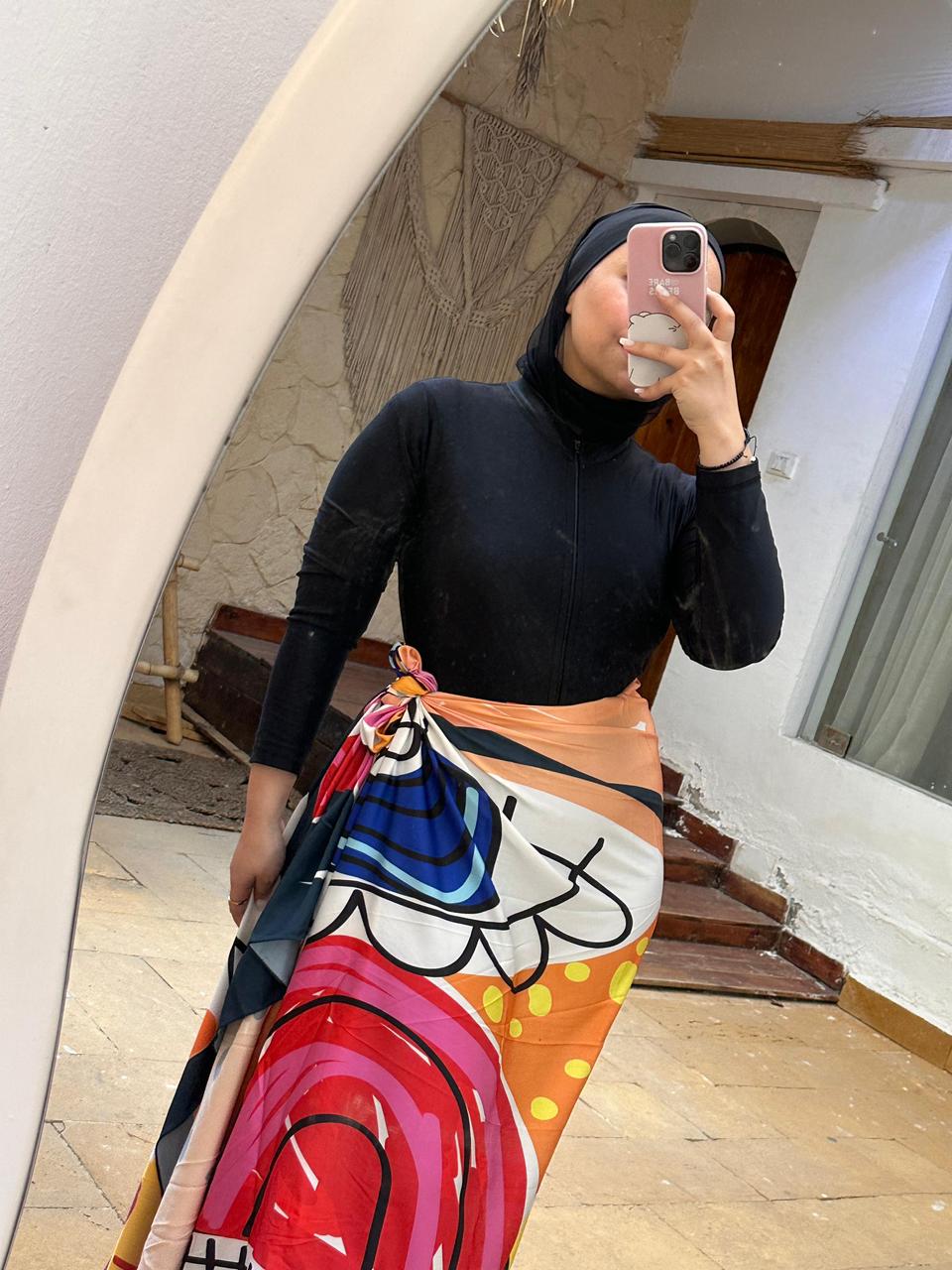 Burkini Cover up - Zahia tie